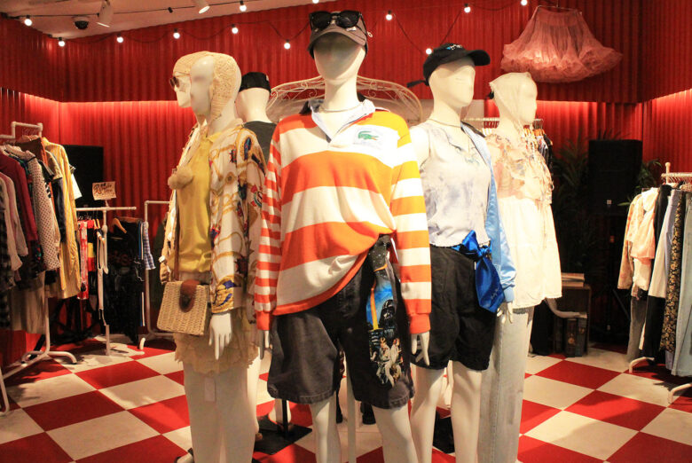 【ファッションクリエイトコース】SPINNS VINTAGE 京都店様での連携授業！スタイリング実習🌟